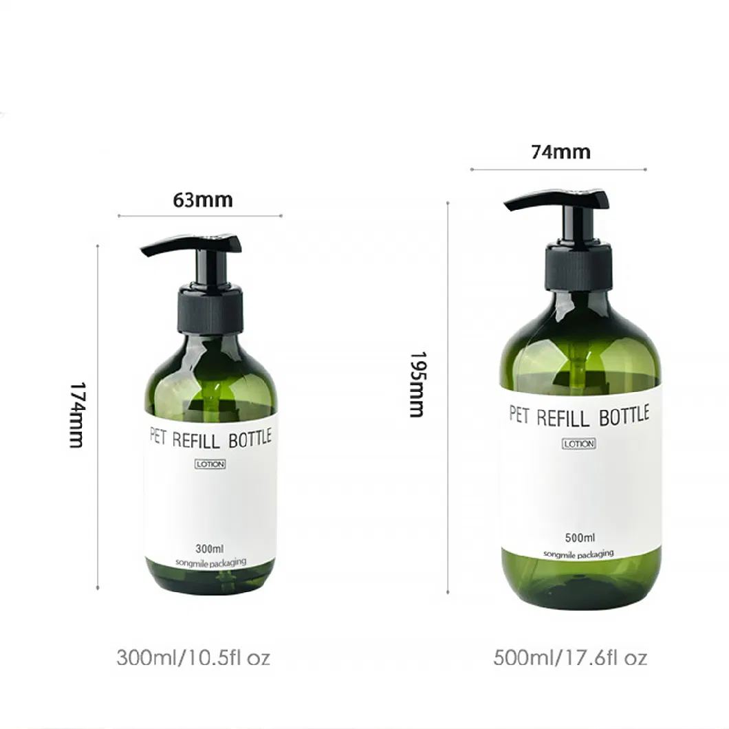 New Luxury Empty 100ml 200ml 500ml Hair Conditioner Bottles 28 Lotion Pump 300ml Pet Shampoo and Conditioner Bottles